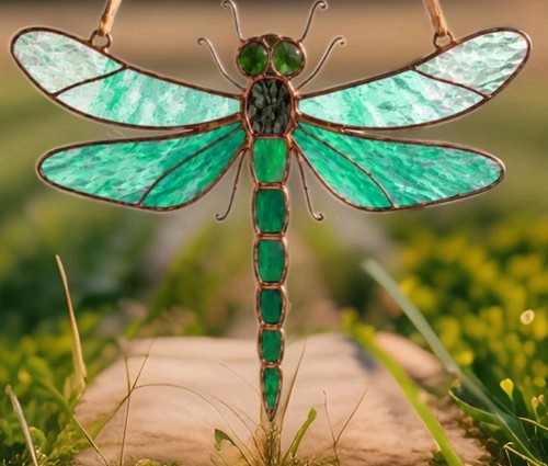 Rainforest dragonfly green - rainforest,